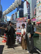 Promocionando la Expo de Osaka 2025 (Yuichi, Kaho y Yamaoka) 