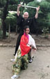 Arkaitz Urien con Kaho Nouchi Sensei 