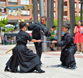 Wadokan. Exhibición de Wadokan en el Mercado Medieval Solidario. Galdakao 2 de Junio 2019